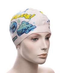 Bonnet Bain Enfants（Motif crocodile bleu） - Bonnet Piscine Enfant pour  Garçons Filles 4-10 Ans 