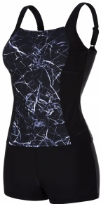 Speedo Penny Tankini Black/White