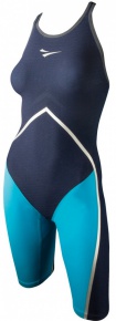 Finis Rival Closed Back Kneeskin Navy/Aqua Finis Rival Closed Back Kneeskin Navy/Aqua