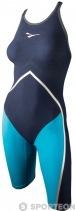 Maillots de bain compétition femme Finis Rival Open Back Kneeskin Navy/Aqua