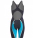 Maillots de bain compétition femme Finis Rival Open Back Kneeskin Navy/Aqua