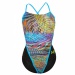 Maillots de bain femme Michael Phelps Snake Open Back Multicolor/Black