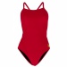 Maillots de bain femme Michael Phelps Solid Mid Back Red