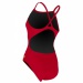 Maillots de bain femme Michael Phelps Solid Mid Back Red
