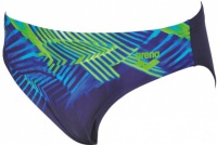 Arena B Spike Junior Brief Navy/Leaf