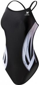 Maillots de bain femme Tyr Phoenix Diamondfit Black/White