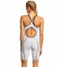 Maillots de bain compétition femme Finis Rival Open Back Kneeskin White
