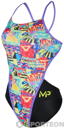 Maillots de bain femme Michael Phelps Riviera Open Back Multicolor/Black