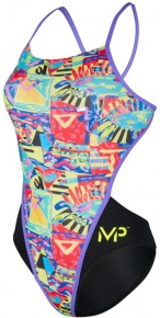 Maillots de bain femme Michael Phelps Riviera Open Back Multicolor/Black Maillots de bain femme Michael Phelps Riviera Open Back Multicolor/Black