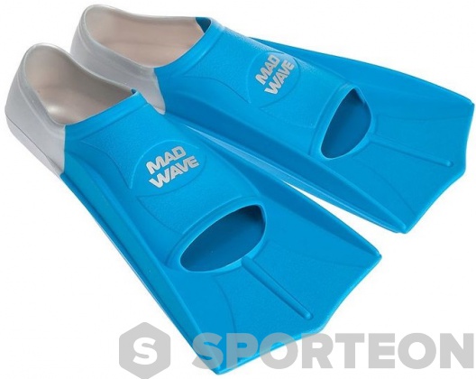 Palmes de natation Mad Wave Short Training Fins Blue