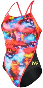 Maillots de bain femme Michael Phelps Foggy Racing Back Multicolor/Black Maillots de bain femme Michael Phelps Foggy Racing Back Multicolor/Black