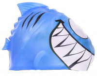 BornToSwim Shark Junior Swim Cap