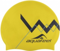 Bonnet de bain Aquafeel Zig Zag Silicone Cap