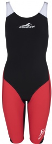 Maillots de bain compétition femme Aquafeel N2K Openback I-NOV Racing Black/Red