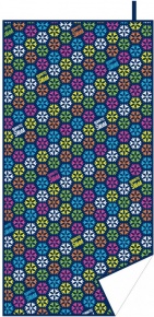 BornToSwim Snowflakes Towel