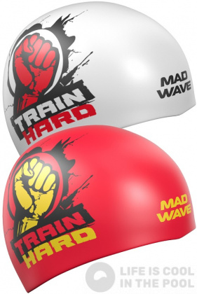 Mad Wave Train Hard Reversible Swim Cap