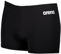 Maillots de bain garcon Arena Solid Short Junior Black/White Maillots de bain garcon Arena Solid Short Junior Black/White