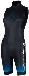 Aqua Sphere Aquaskin Shorty V3 Women Black/Blue Aqua Sphere Aquaskin Shorty V3 Women Black/Blue