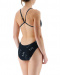 Maillots de bain femme Tyr Cascading Cutoutfit Black/Grey