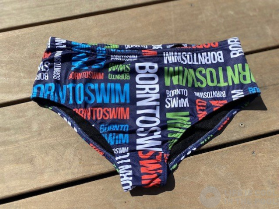 Maillots de bain homme BornToSwim Logo Brief Navy