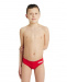 Arena Solid brief junior red