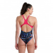 Maillots de bain femme Arena Women Swimsuit Swim Pro Back Allover Black/Multi/Freak Rose