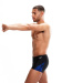 Maillots de bain homme Speedo Allover V-Cut Aquashort Black/Chroma Blue