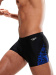 Maillots de bain homme Speedo Allover V-Cut Aquashort Black/Chroma Blue