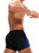 Maillots de bain homme Speedo Allover V-Cut Aquashort Black/Chroma Blue