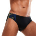 Maillots de bain homme Speedo 7cm Tech Panel Brief Black/Chroma Blue/Spritz