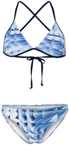 Maillot de bain deux pièces pour femmes Aquafeel Ice Cubes Sun Bikini Blue/White