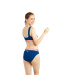 Speedo Textured Deep U-Back 2 Piece Ammonite/Coral/Miami Lilac
