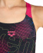 Maillots de bain fille Arena Girls Galactics Swimsuit Swim Pro Back Black/Freak Rose