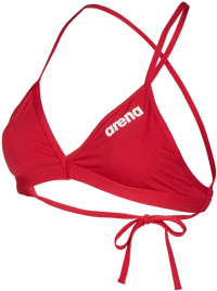 Maillots de bain femme Arena Solid Tie Back Top Red/White Maillots de bain femme Arena Solid Tie Back Top Red/White