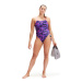 Maillots de bain femme Speedo Allover Digital Lattice Back Hyper Lights Black/Cobalt/Indigo Glow/Orchid