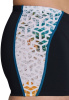 Maillots de bain homme Arena Planet Water Swim Shorts Black/White Multi