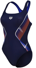 Maillots de bain femme Arena My Crystal Swimsuit Control Pro Back Navy/Neon Blue