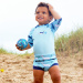 Maillots de bain bebe Splash About Happy Nappy Sunsuit Vintage Moby