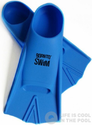 Palmes de natation BornToSwim Short Fins Royal Blue