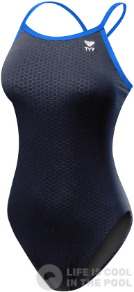 Maillots de bain femme Tyr Hexa Diamondfit Black/Blue