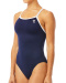 Maillots de bain femme Tyr Hexa Diamondfit Navy/White