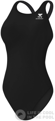 Maillots de bain femme Tyr Durafast Elite Solid Maxfit Black