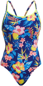 Maillots de bain femme Funkita In Bloom Diamond Back One Piece Maillots de bain femme Funkita In Bloom Diamond Back One Piece
