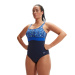 Maillots de bain femme Speedo Shaping ContourEclipse Printed 1 Piece Pure Blue