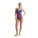 Maillots de bain femme Speedo Allover Digital Powerback Blue/Red