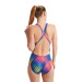 Maillots de bain femme Speedo Allover Digital Powerback Blue/Red