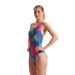 Maillots de bain femme Speedo Allover Digital Powerback Blue/Red