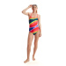 Maillots de bain femme Speedo Allover Fixed Crossback Blue/Pink