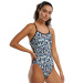 Maillots de bain femme Swimaholic Durafast Elite Crosscut Tieback Prismbreak Black/Multi