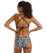Maillots de bain femme Swimaholic Durafast Elite Crosscut Tieback Prismbreak Black/Multi